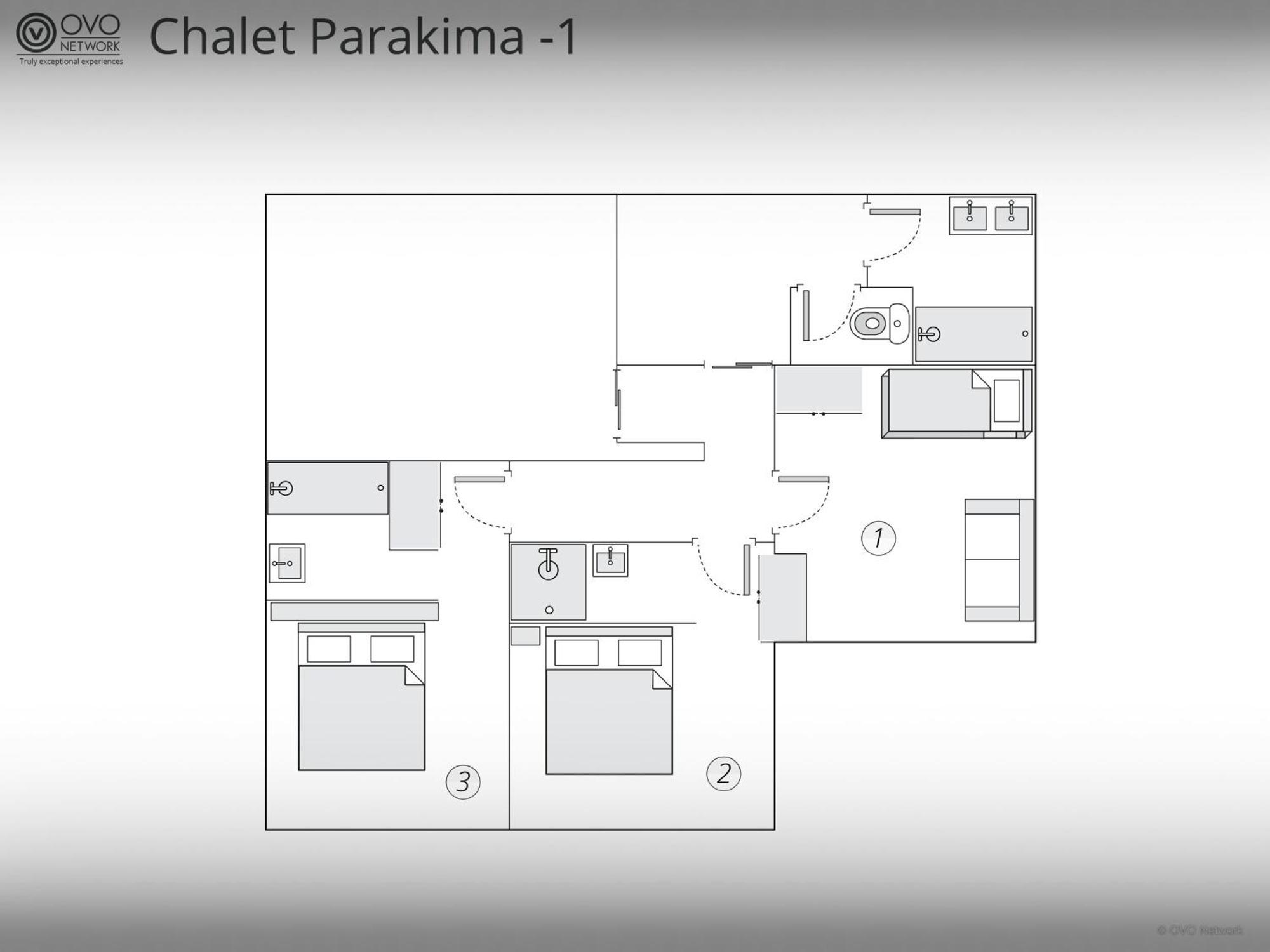 Chalet Parakima - Ovo Network 马尼戈 外观 照片